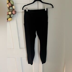 lululemon athletica Black High-Rise Leggings with Side Pockets